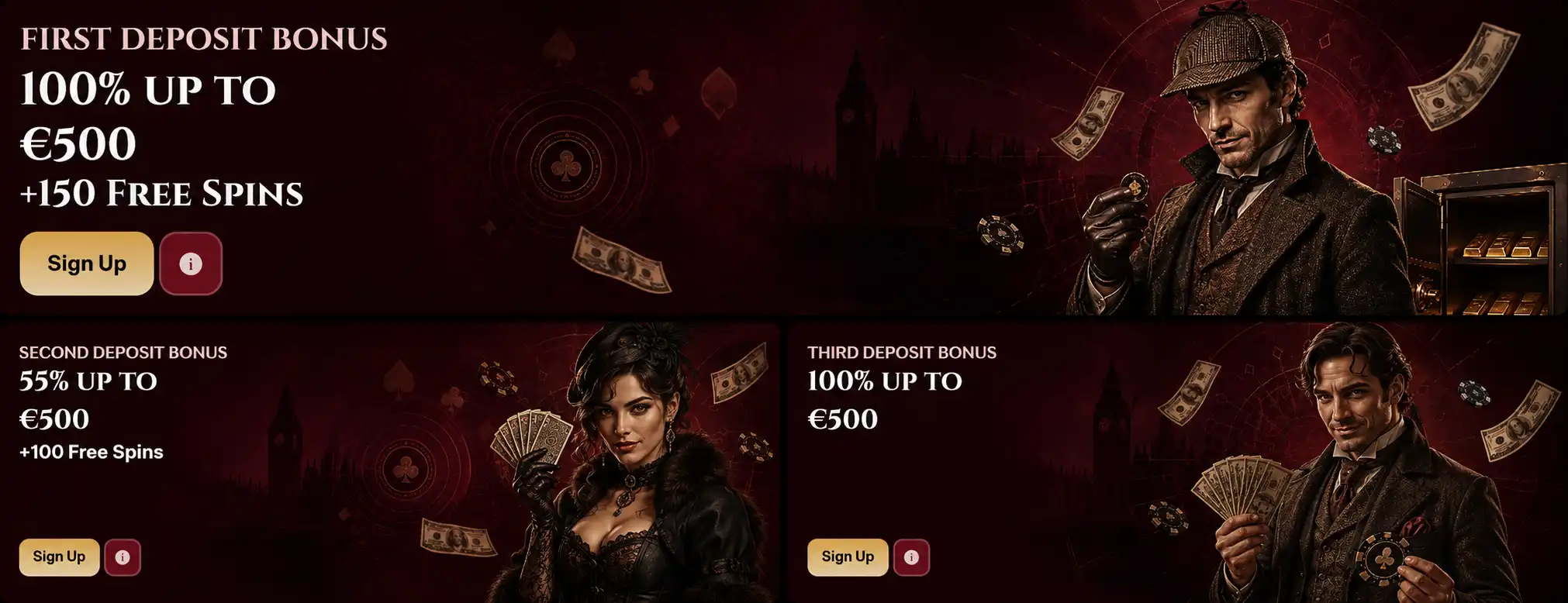 sherluck casino welcome bonus